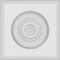 Ekena Millwork Standard Sedgwick Bullseye Rosette With Rounded Edge, 3"W x 3"H x 3/4"P ROSP030X030X075SDG04 - alternate 3